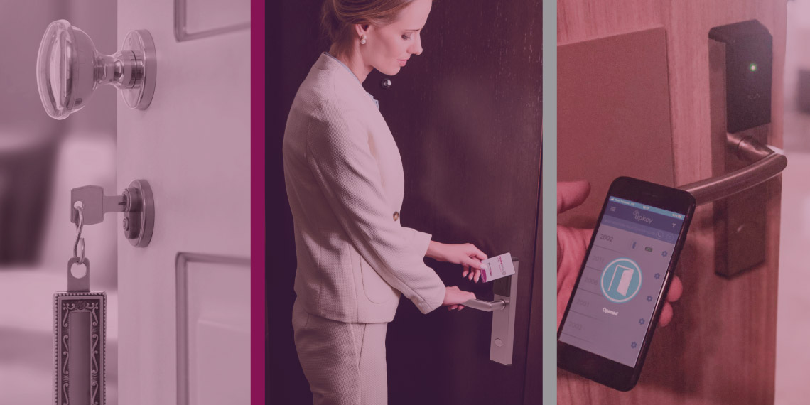 Chave, cartão e Bluetooth: comparativo de fechaduras para hotéis