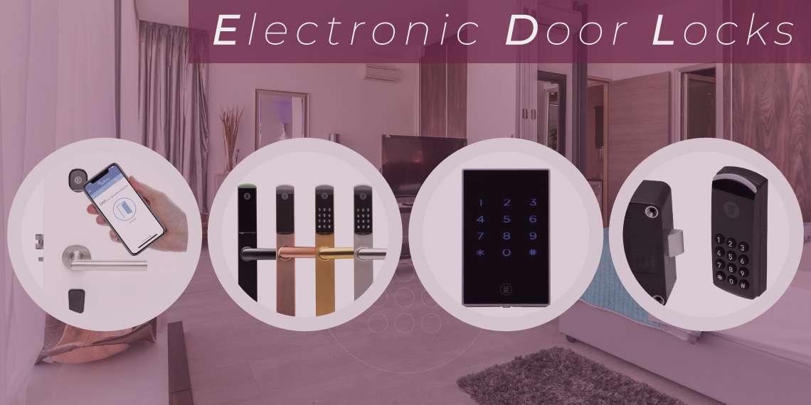 Tipos de sistemas de fechaduras eletrónicas para portas